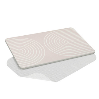 Badematte Mod. Nazca Hellgrau, aus Diatomit WENKO Badematte Mod. Nazca Hellgrau, aus Diatomit WENKO