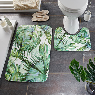 Badematten "Palmblätter" 2er-Set Badematten "Palmblätter" 2er-Set