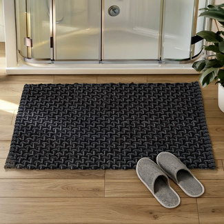 Badteppich Ecoli schwarz-anthrazit WENKO Badteppich Ecoli schwarz-anthrazit WENKO