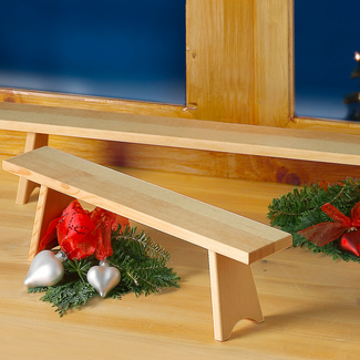 Dekobank aus Holz, 40 cm Dekobank aus Holz, 40 cm