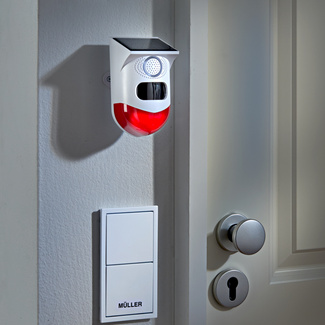 Drahtloser Hausalarm mit Bewegungssensor und Solar Bergström Drahtloser Hausalarm mit Bewegungssensor und Solar Bergström