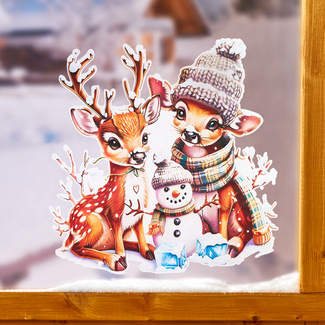 Hochwertige Fensterbilder für Weihnachten