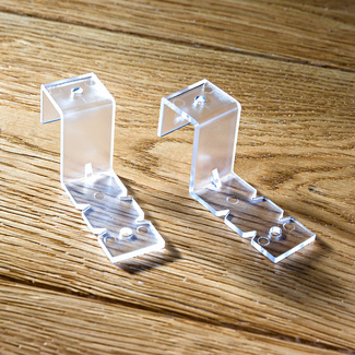 Fensterhaken zum einhängen, transparent, 2er-Set Fensterhaken zum einhängen, transparent, 2er-Set