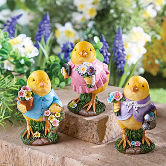 Frühlingsdeko Küken 3er-Set Frühlingsdeko Küken 3er-Set