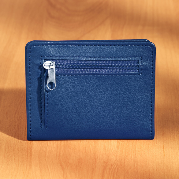 Damen Geldbörse Mit Rfid Schutz Und Münzfach Geldbörse mit RFID-Schutz blau 37014000 | 3PAGEN