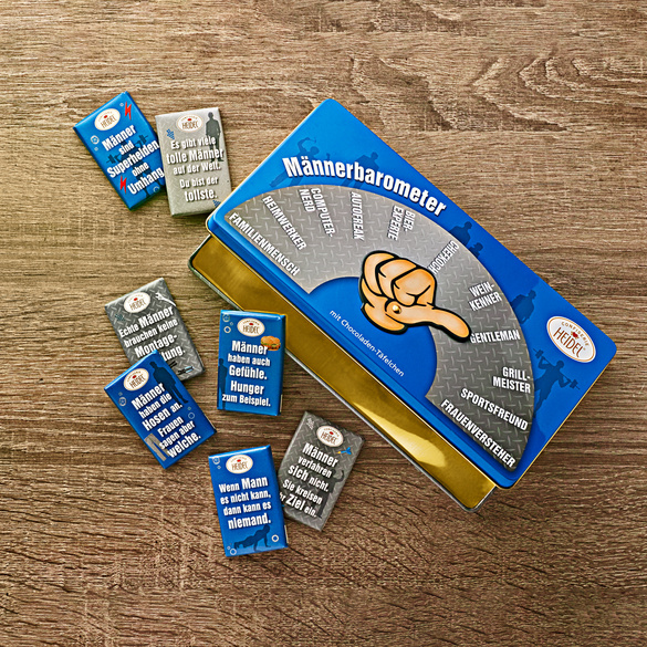 Geschenkbox Schokolade &amp;quot;Männerbarometer&amp;quot; 59188000 | 3PAGEN