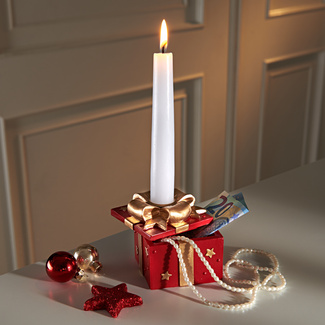 Geschenkbox mit Kerzenhalter Geschenkbox mit Kerzenhalter