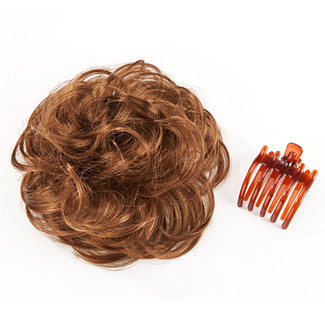 Haar-Band mit Clip mittelbraun Haar-Band mit Clip mittelbraun