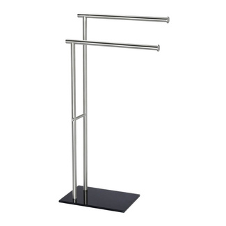 Handtuchständer „Lima“, 2 Arme, Edelstahl matt WENKO Handtuchständer „Lima“, 2 Arme, Edelstahl matt WENKO