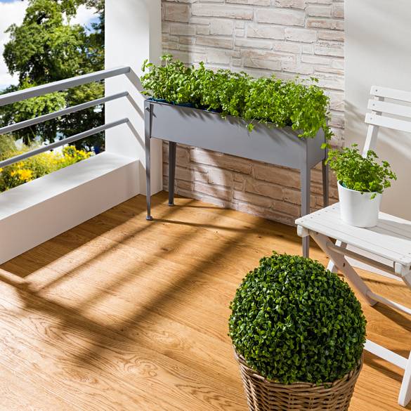 Hochbeet für Balkon & Garten, grau 36089000 3PAGEN