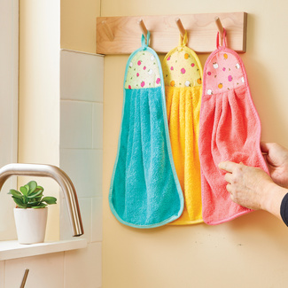 Küchentücher mit Blumenmuster 3er-Set Küchentücher mit Blumenmuster 3er-Set