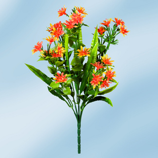 Künstlicher Sommerstrauß orange Künstlicher Sommerstrauß orange