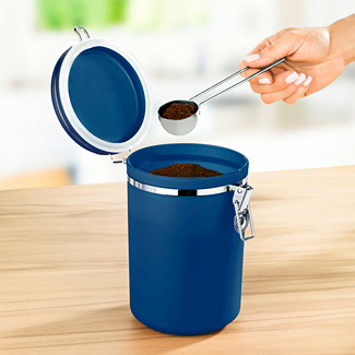 Kaffeedose blau Kaffeedose blau