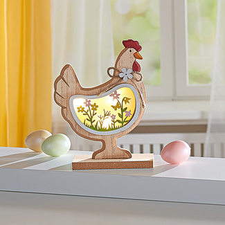 LED-Holzfigur Henne "Hanna" Eldo LED-Holzfigur Henne "Hanna" Eldo