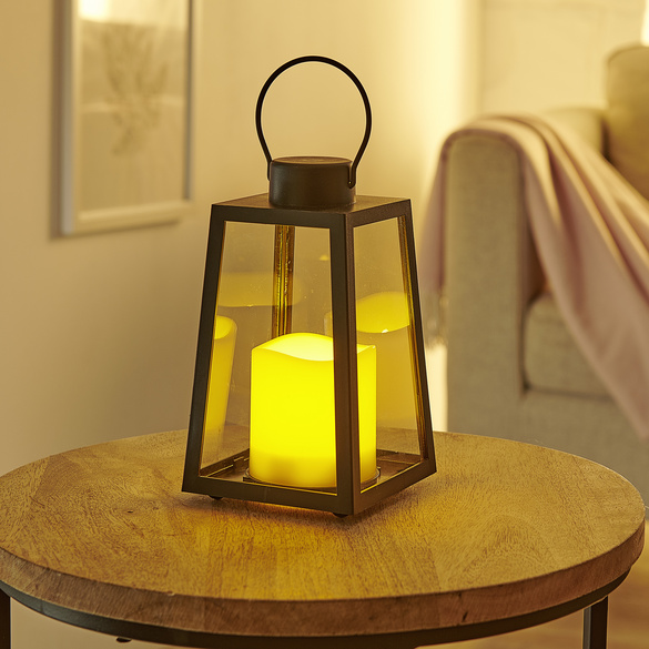 Laterne mit LED-Kerze | 3PAGEN