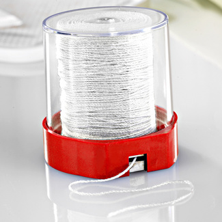 Lebensmittelkordel im Spender, rot Lebensmittelkordel im Spender, rot