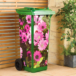 Mülltonnenaufkleber "Gerbera" 3er-Set Mülltonnenaufkleber "Gerbera" 3er-Set