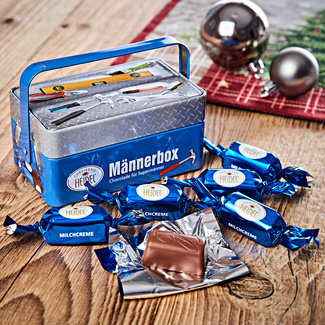Männerbox mit Pralinen Männerbox mit Pralinen