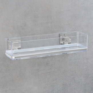 Maxiablage Quadro Vacuum-Loc Edelstahl WENKO Maxiablage Quadro Vacuum-Loc Edelstahl WENKO