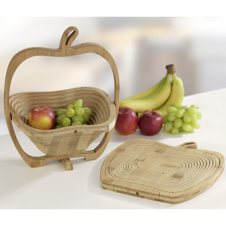 Maximex Bambus Obstkorb faltbar, lebensmittelecht und antibakteriell Maximex Bambus Obstkorb faltbar, lebensmittelecht und antibakteriell