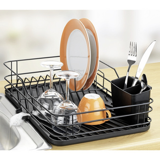 Maximex Geschirrabtropfer Schwarz 3-teilig Maximex Geschirrabtropfer Schwarz 3-teilig