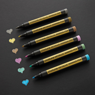 Metallic-Stifte 6er-Set Metallic-Stifte 6er-Set