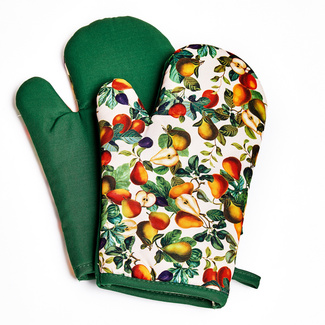 Ofenhandschuhe "Herbstfrüchte" 1 Paar Ofenhandschuhe "Herbstfrüchte" 1 Paar