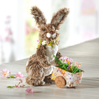 Osterdeko "Hase mit Schubkarre" Eldo Osterdeko "Hase mit Schubkarre" Eldo