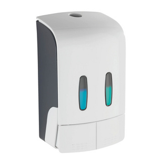 Seifenspender „Tartas“, 2-Kammer, weiß WENKO Seifenspender „Tartas“, 2-Kammer, weiß WENKO