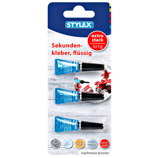 Sekundenkleber 1g, 3er-Set Sekundenkleber 1g, 3er-Set