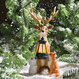 Solar-Dekofigur "Rentier" mit Laterne Solar-Dekofigur "Rentier" mit Laterne