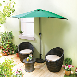 2er Set Outdoor Kissenbezüge 30x60cm Türkis - Samt & Wasserdicht