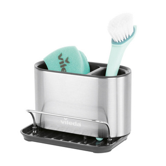 Spültisch Organizer Edelstahl VILEDA Spültisch Organizer Edelstahl VILEDA