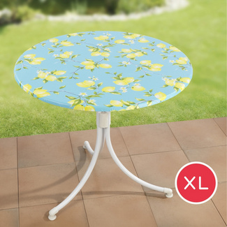 Spanntischdecke Zitrone XL Ø 85–105 cm Spanntischdecke Zitrone XL Ø 85–105 cm