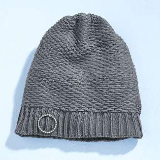 Strickmütze grau Strickmütze grau