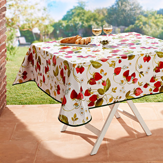 Tischdecke "Erdbeeren" 140 x 180 cm Tischdecke "Erdbeeren" 140 x 180 cm