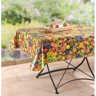 Produktbild von Tischläufer Margariten Blumen Design - Leinenoptik Mit Stickerei Für Frühlingsdeko