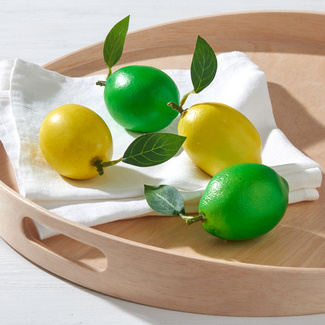 Tischdeko Zitronen + Limonen 4er-Set Eldo Tischdeko Zitronen + Limonen 4er-Set Eldo