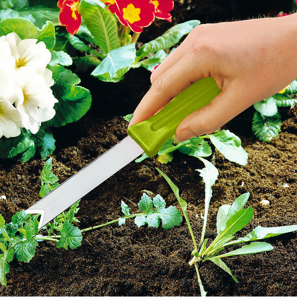 KAIYAYA 3-teiliges Unkrautstecher-Set Aus Edelstahl - Inkl. Fugenkratzer & Löwenzahnstecher