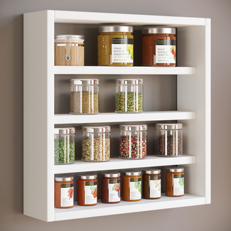 VCM Küchenregal "Esaldi S" Weiß VCM Küchenregal "Esaldi S" Weiß