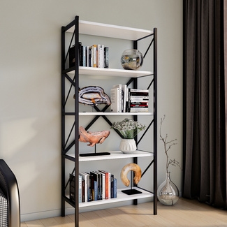 VCM Regal "Insasi 5-fach" Weiß VCM Regal "Insasi 5-fach" Weiß