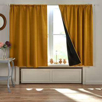 Verdunkelungsvorhang goldfarben 140 x 140 cm Eldo Verdunkelungsvorhang goldfarben 140 x 140 cm Eldo