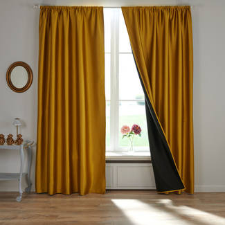 Verdunkelungsvorhang goldfarben 140 x 230 cm Eldo Verdunkelungsvorhang goldfarben 140 x 230 cm Eldo