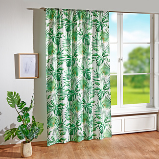 Vorhang "Palmblätter" 140 x 140 cm Vorhang "Palmblätter" 140 x 140 cm