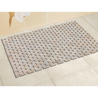 WENKO Badematte Bamboo Weiß, 50 x 80 cm WENKO Badematte Bamboo Weiß, 50 x 80 cm