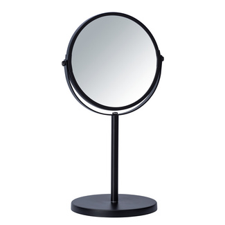WENKO Kosmetik-Standspiegel Assisi Ø 17 cm Schwarz WENKO Kosmetik-Standspiegel Assisi Ø 17 cm Schwarz
