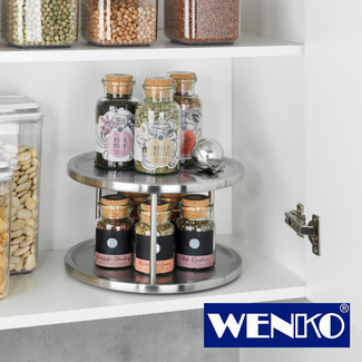 WENKO Schrankrondell Duo Edelstahl, rostfrei WENKO Schrankrondell Duo Edelstahl, rostfrei