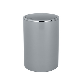 WENKO Schwingdeckeleimer Inca Grey, hochwertiger Kunststoff, 5 Liter WENKO Schwingdeckeleimer Inca Grey, hochwertiger Kunststoff, 5 Liter