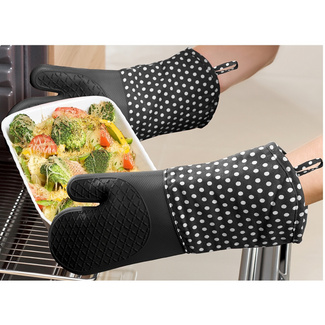 WENKO Topfhandschuhe Silikon Schwarz, 1 Paar WENKO Topfhandschuhe Silikon Schwarz, 1 Paar