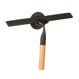 WENKO Turbo-Loc® Badezimmerwischer "Bambusa" aus Bambus und Edelstahl WENKO Turbo-Loc® Badezimmerwischer "Bambusa" aus Bambus und Edelstahl